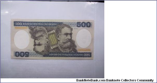 Brazil 500 Cruzerio banknote in UNC condition Banknote