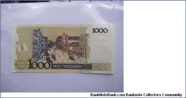 Banknote from Brazil year 1993