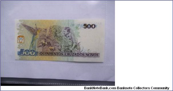 Banknote from Brazil year 1993