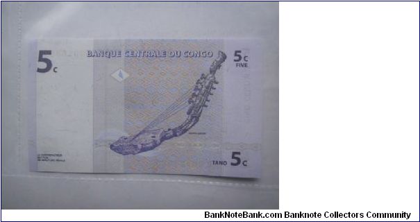 Banknote from Congo year 1997