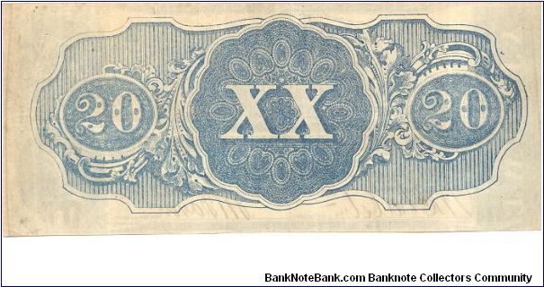 Banknote from USA year 1862