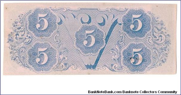 Banknote from USA year 1862