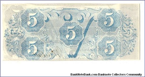 Banknote from USA year 1863