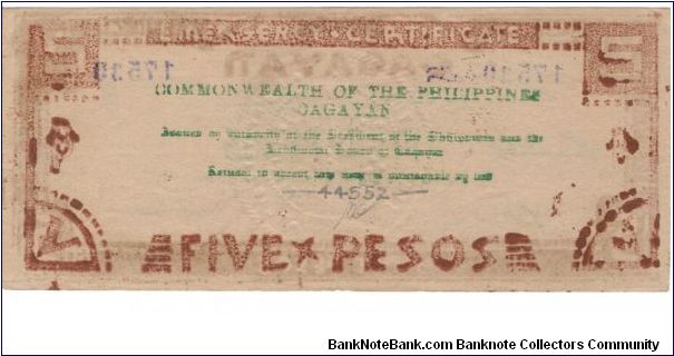 Banknote from Philippines year 1942