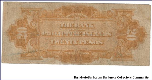 Banknote from Philippines year 1920