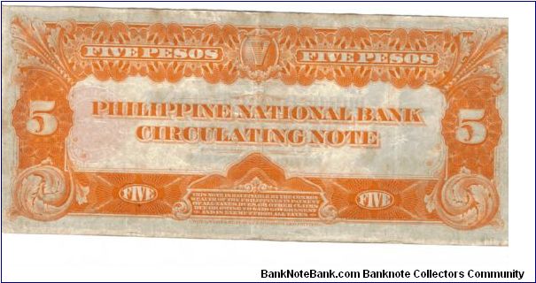 Banknote from Philippines year 1937