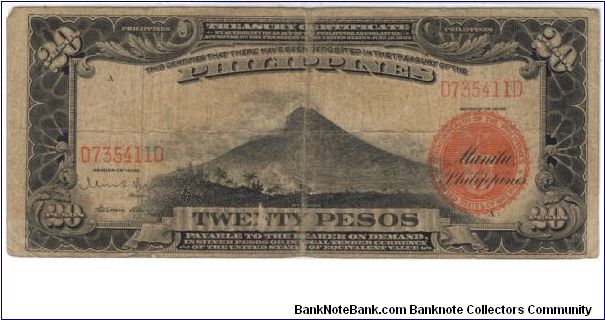 PI-85 Philippine 20 Peso note. Banknote