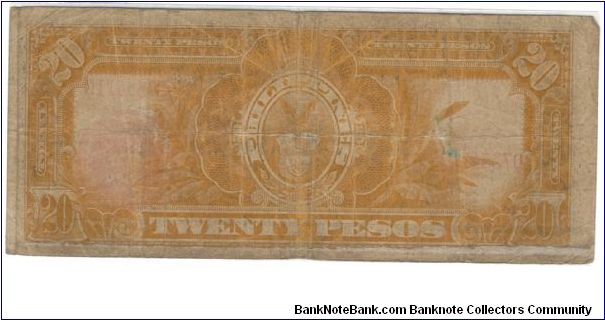 Banknote from Philippines year 1936