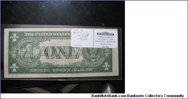 Banknote from USA year 1935