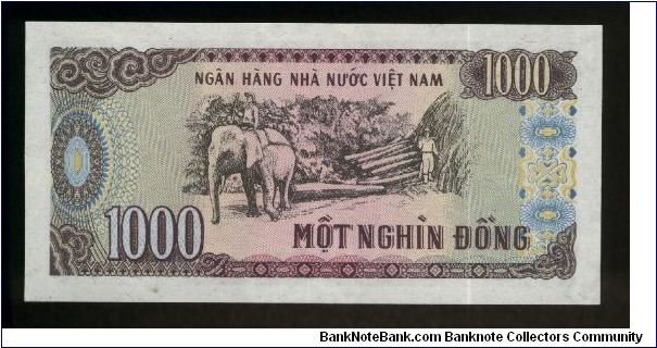 Banknote from Vietnam year 1989