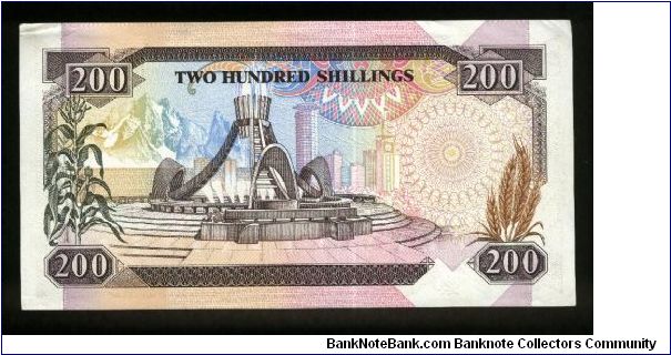 Banknote from Kenya year 1990