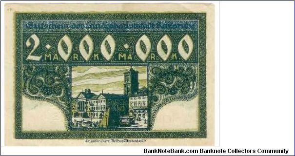 Banknote from Germany year 1923