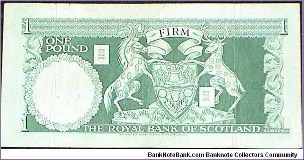 Banknote from Scotland year 1970