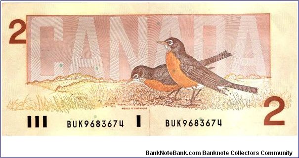 Banknote from Canada year 1986