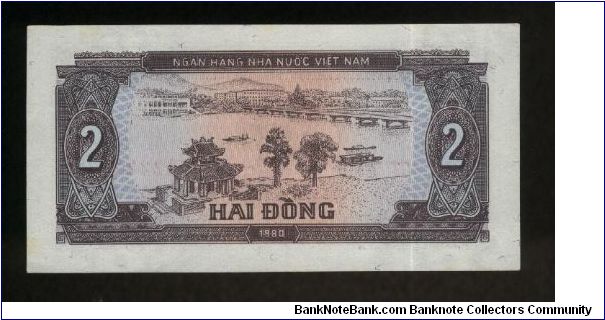 Banknote from Vietnam year 1980