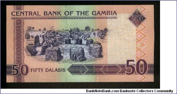 Banknote from Gambia year 2006