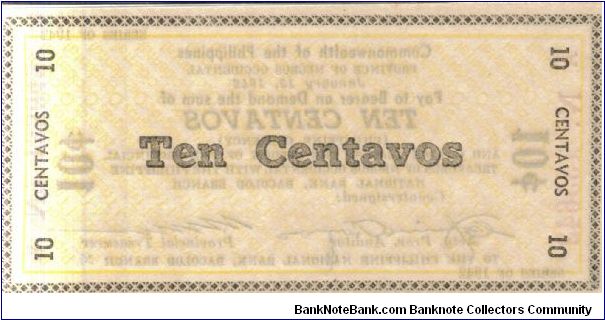 Banknote from Philippines year 1942