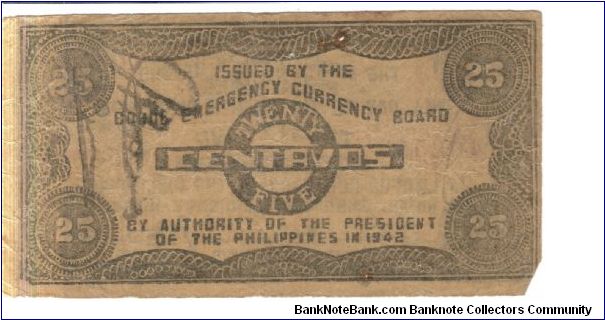 Banknote from Philippines year 1942