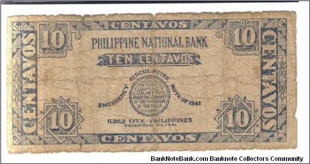 Banknote from Philippines year 1941