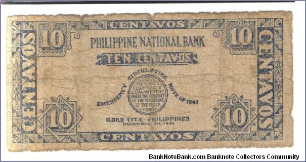 Banknote from Philippines year 1941