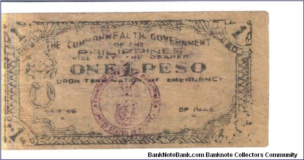 Banknote from Philippines year 1943