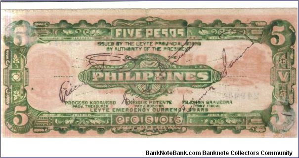 Banknote from Philippines year 1943