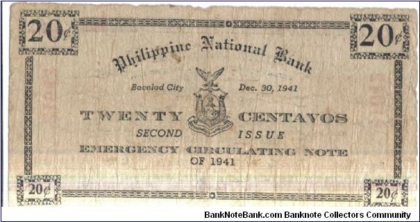 Banknote from Philippines year 1941