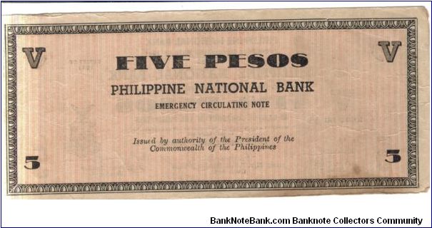 Banknote from Philippines year 1941