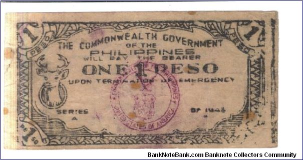 Banknote from Philippines year 1943