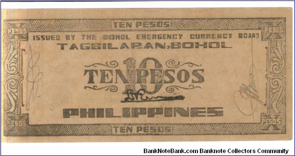 Banknote from Philippines year 1942