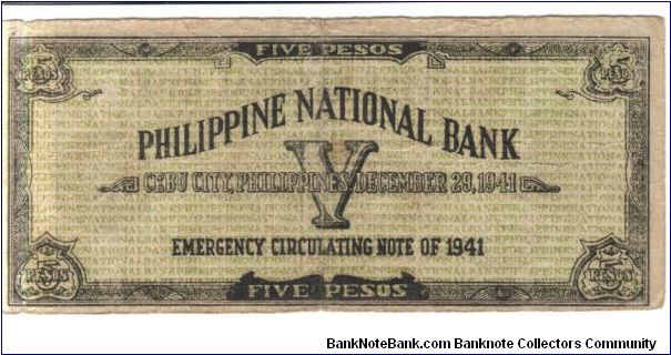 Banknote from Philippines year 1941