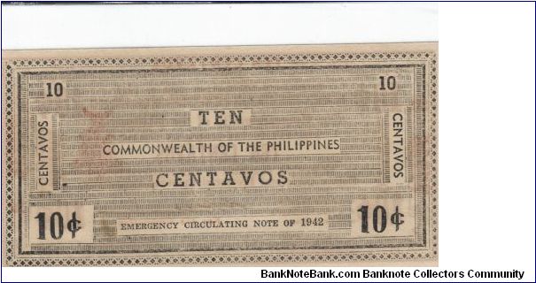 Banknote from Philippines year 1942