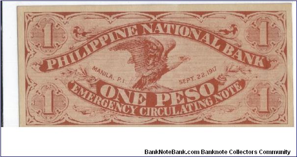 Banknote from Philippines year 1917