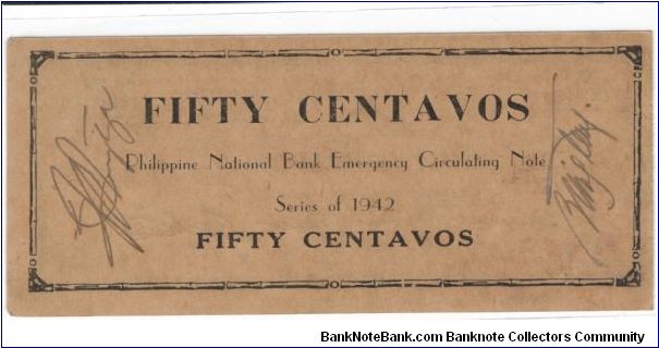 Banknote from Philippines year 1942