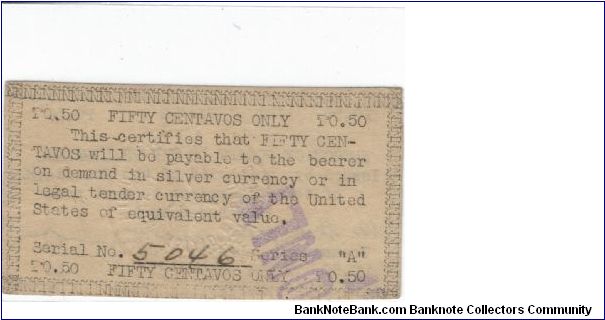 Banknote from Philippines year 1943