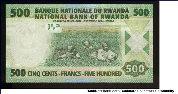 Banknote from Rwanda year 2004