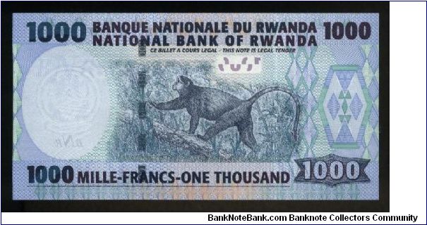 Banknote from Rwanda year 2004