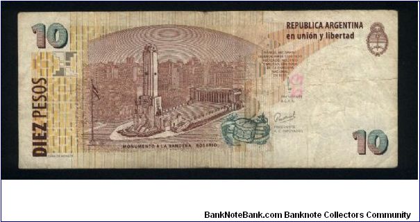 Banknote from Argentina year 1998