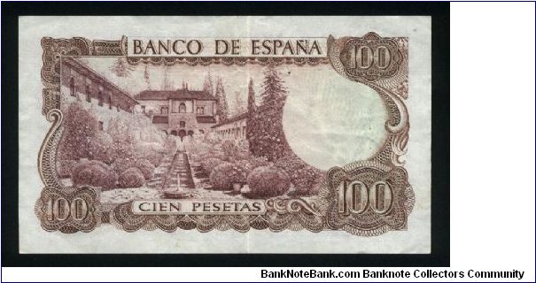 Banknote from Spain year 1970