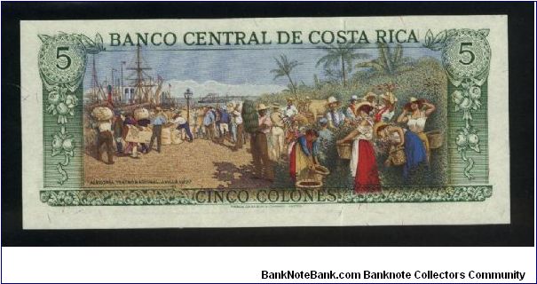 Banknote from Costa Rica year 1984