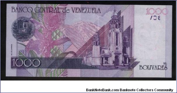 Banknote from Venezuela year 1998