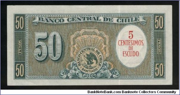 Banknote from Chile year 1960