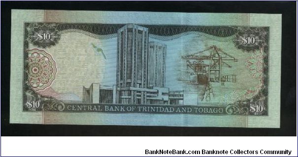 Banknote from Trinidad and Tobago year 2002