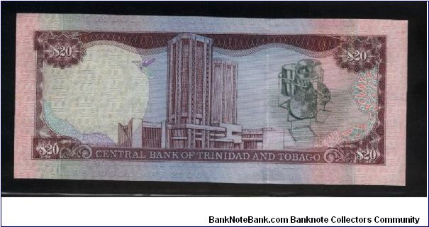 Banknote from Trinidad and Tobago year 2002