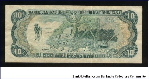 Banknote from Dominican Republic year 1997