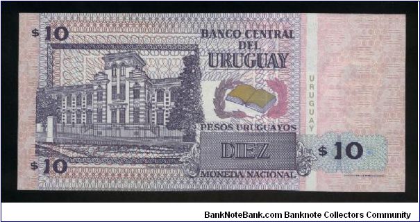 Banknote from Uruguay year 1998