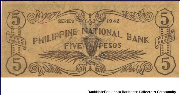 Banknote from Philippines year 1942