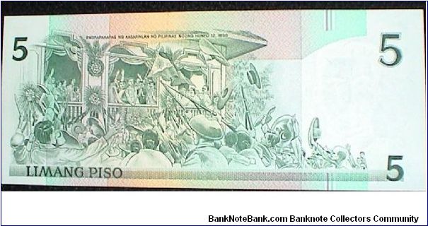 Banknote from Philippines year 1986