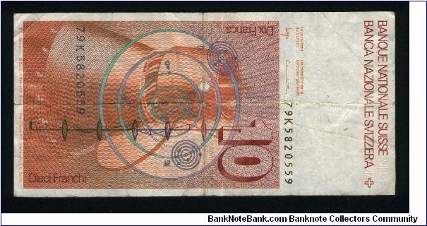 Banknote from Switzerland year 1979