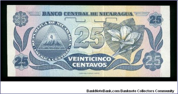 Banknote from Nicaragua year 1991